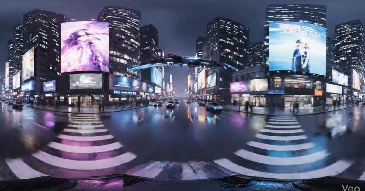 Cityscape-Night rain