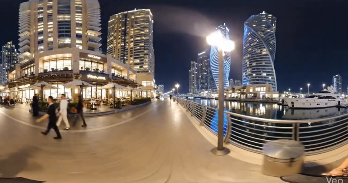 Dubai Skyline at Night