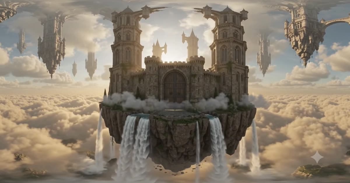 Floating castle