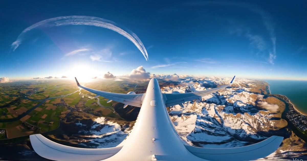 Plane flying - Asia to Europe