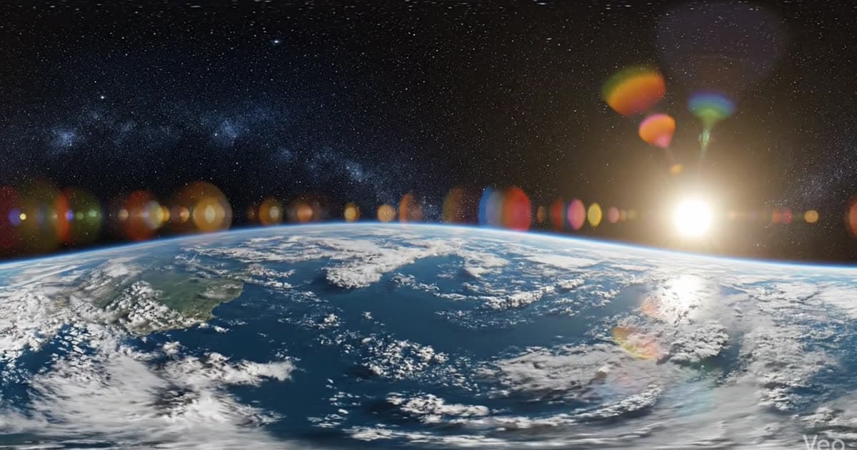 SUNRISE FROM SPACE