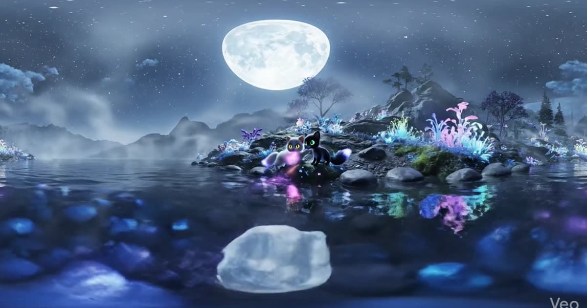 Swapped Midnight Lake